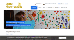 Desktop Screenshot of krippekinderparadies.ch